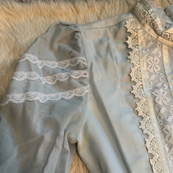 Gunne Sax Cottagecore Prairie Dress - Size Junior 3 - Picture 9 of 10